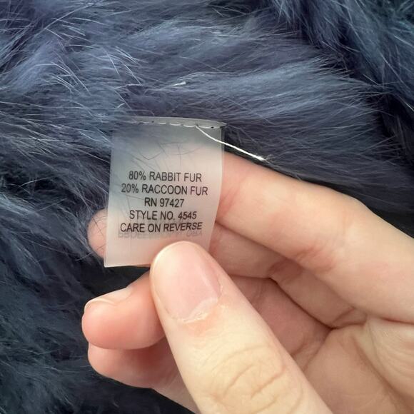 Kitschy Dolce Cabo real fur vest size XS-M - Picture 5 of 5